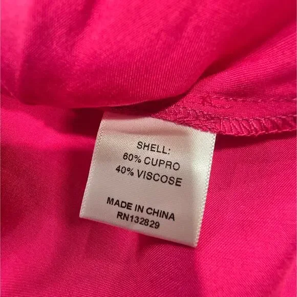Lovers and Friends Noah Wrap Dress in Hot Pink Medium
